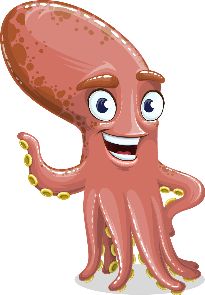 chobotnice ukazuje